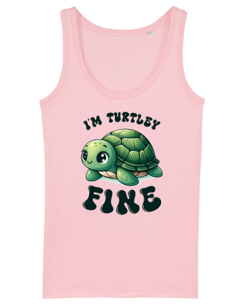 pentru iubitorii de țestoase - I am turtely fine Cotton Pink