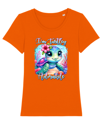 pentru iubitorii de țestoase - I am turtley adorable Bright Orange