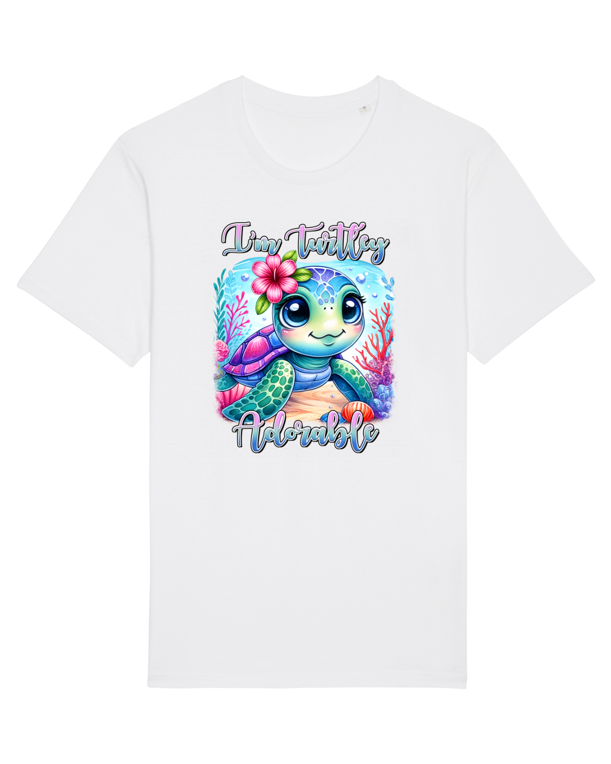 Tricou mânecă scurtă Unisex Rocker White