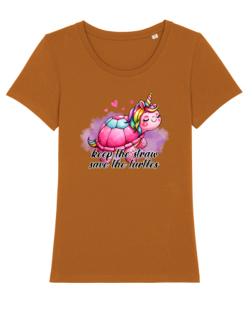 pentru iubitorii de țestoase - Keep the straw save the turtles Roasted Orange