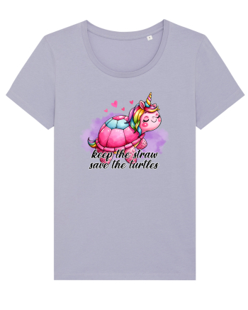 pentru iubitorii de țestoase - Keep the straw save the turtles Lavender