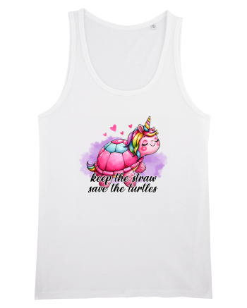 pentru iubitorii de țestoase - Keep the straw save the turtles White