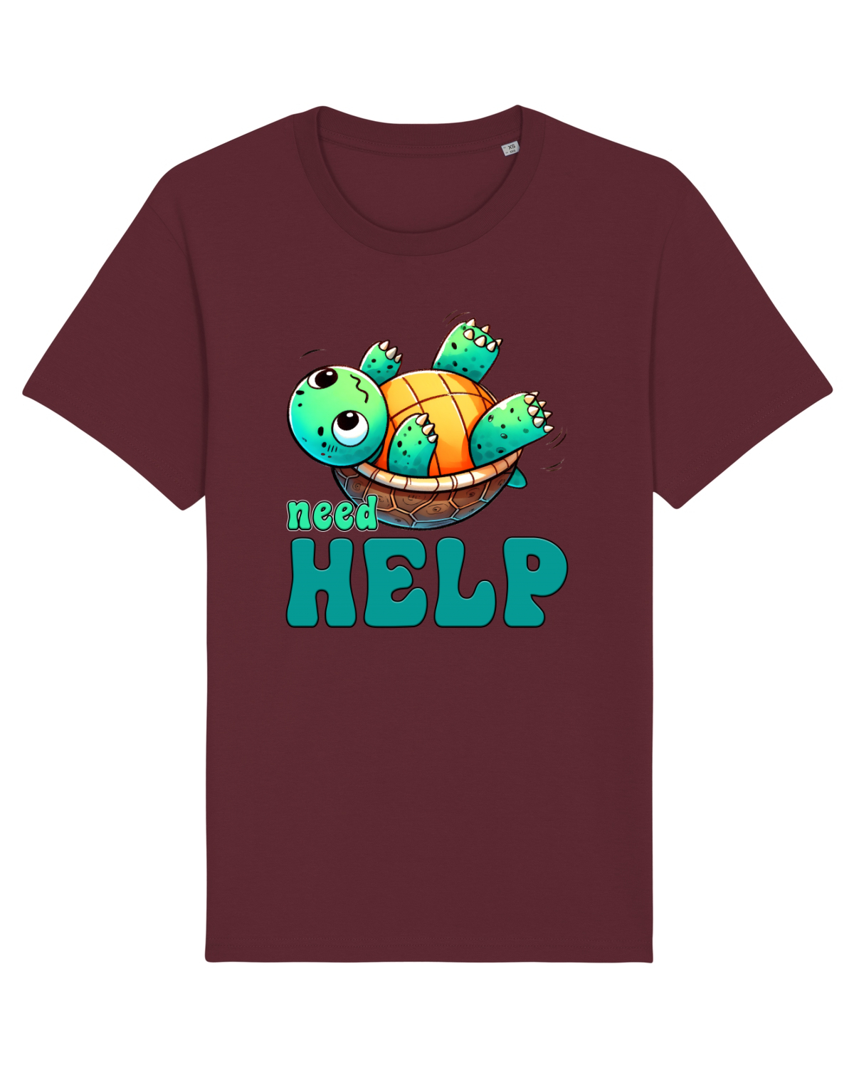 Tricou mânecă scurtă Unisex Rocker Burgundy