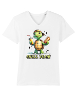 pentru iubitorii de țestoase - Shell yeah ! Tricou mânecă scurtă guler V Bărbat Presenter