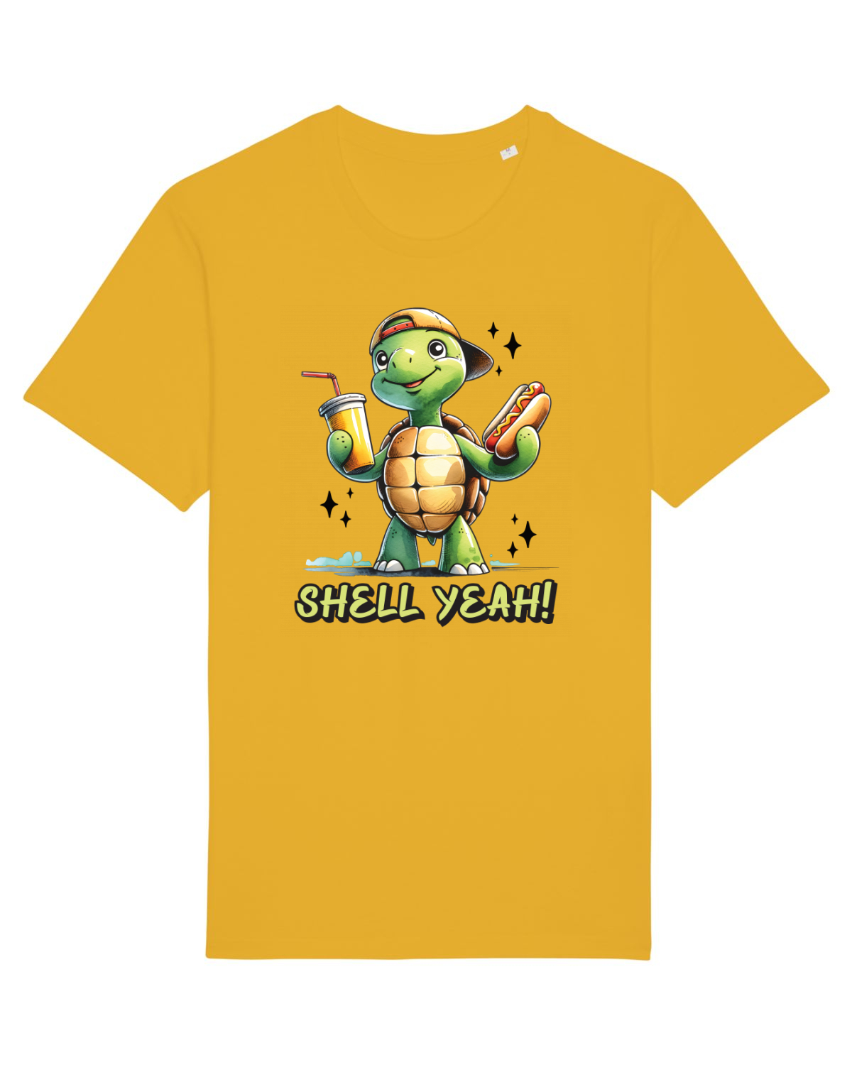 Tricou mânecă scurtă Unisex Rocker Spectra Yellow