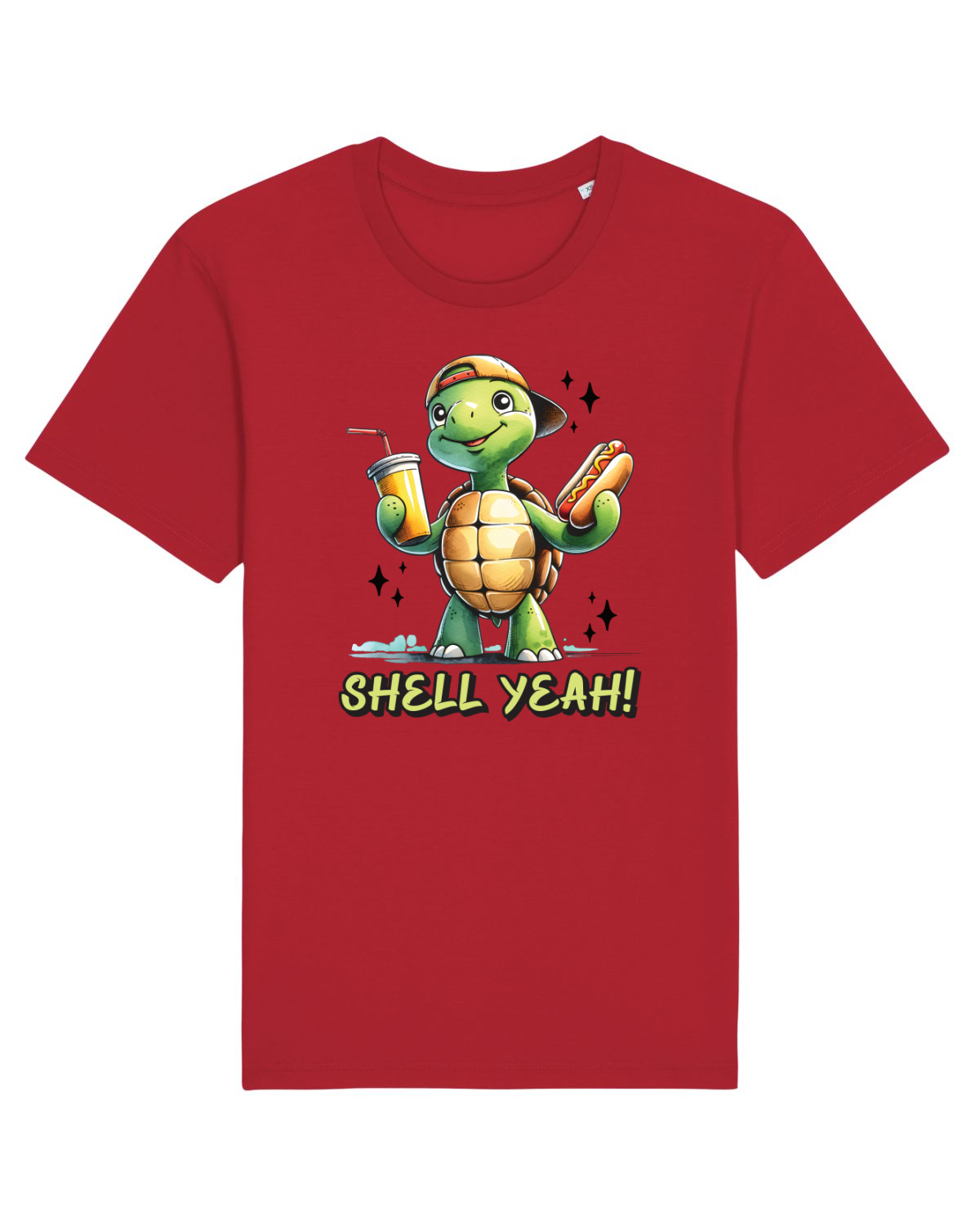 Tricou mânecă scurtă Unisex Rocker Red