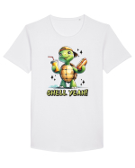 pentru iubitorii de țestoase - Shell yeah ! Tricou mânecă scurtă guler larg Bărbat Skater