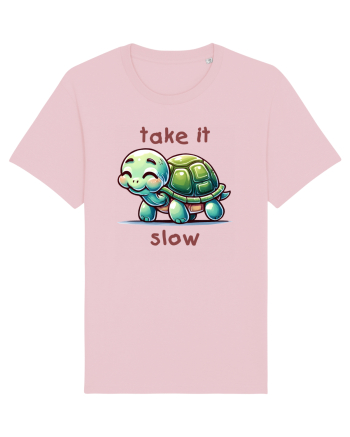 pentru iubitorii de țestoase - Take it slow Cotton Pink