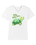 pentru iubitorii de țestoase - Take your time Tricou mânecă scurtă guler V Bărbat Presenter