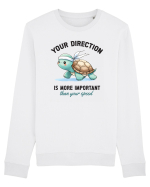 Your direction is more important than your speed Bluză mânecă lungă Unisex Rise
