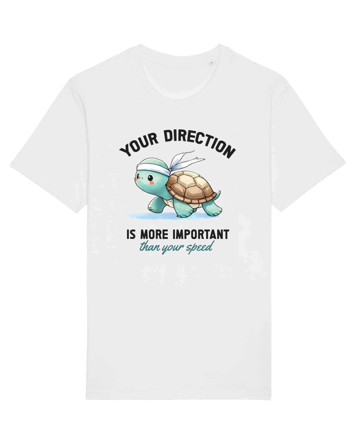 Tricou mânecă scurtă Unisex Rocker White