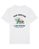 Your direction is more important than your speed Tricou mânecă scurtă Unisex Rocker