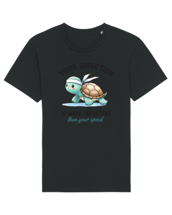 Your direction is more important than your speed Black