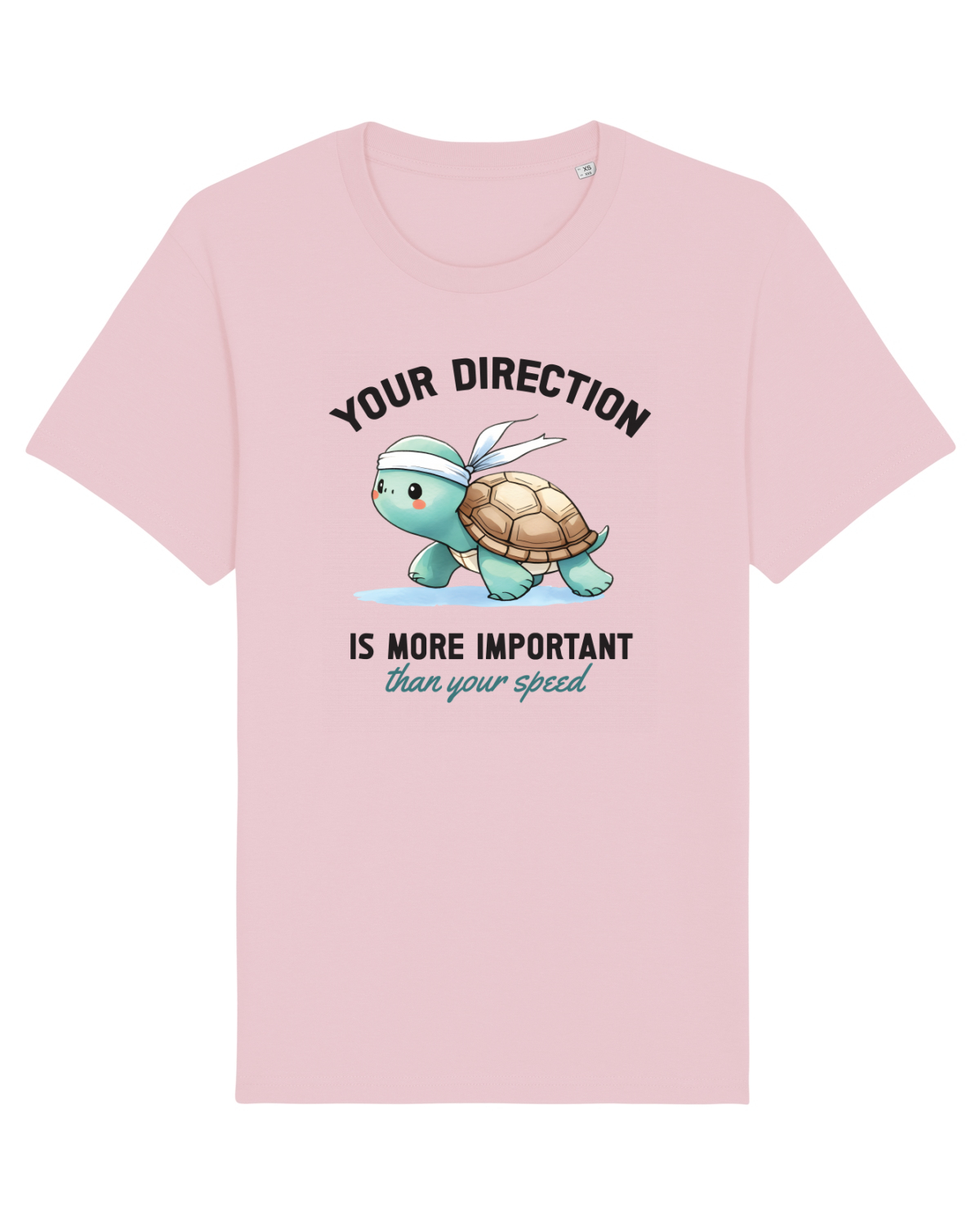 Tricou mânecă scurtă Unisex Rocker Cotton Pink