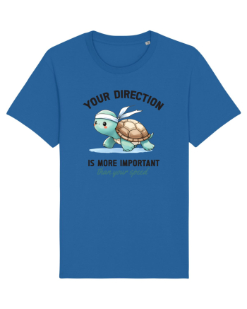 Your direction is more important than your speed Royal Blue