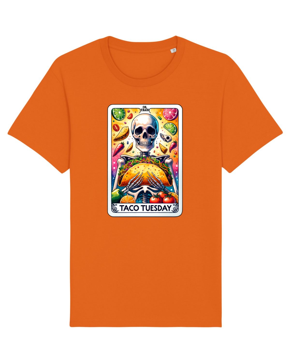 Tricou mânecă scurtă Unisex Rocker Bright Orange