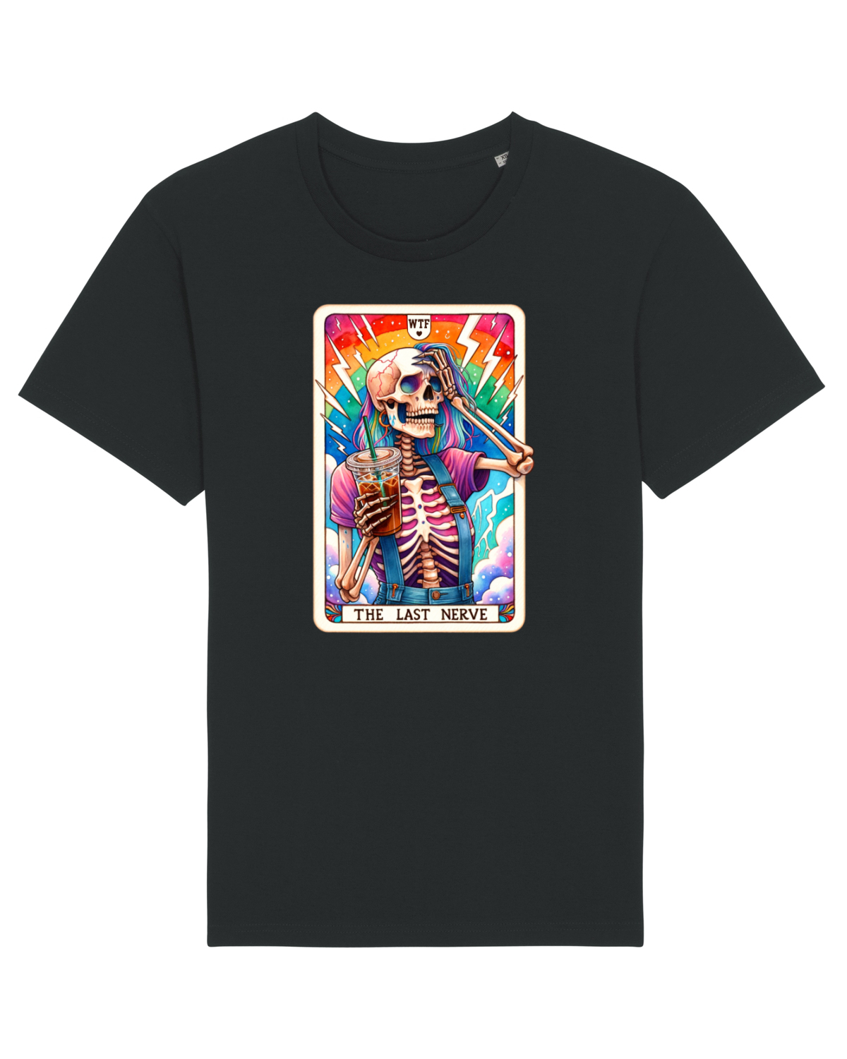 Tricou mânecă scurtă Unisex Rocker Black