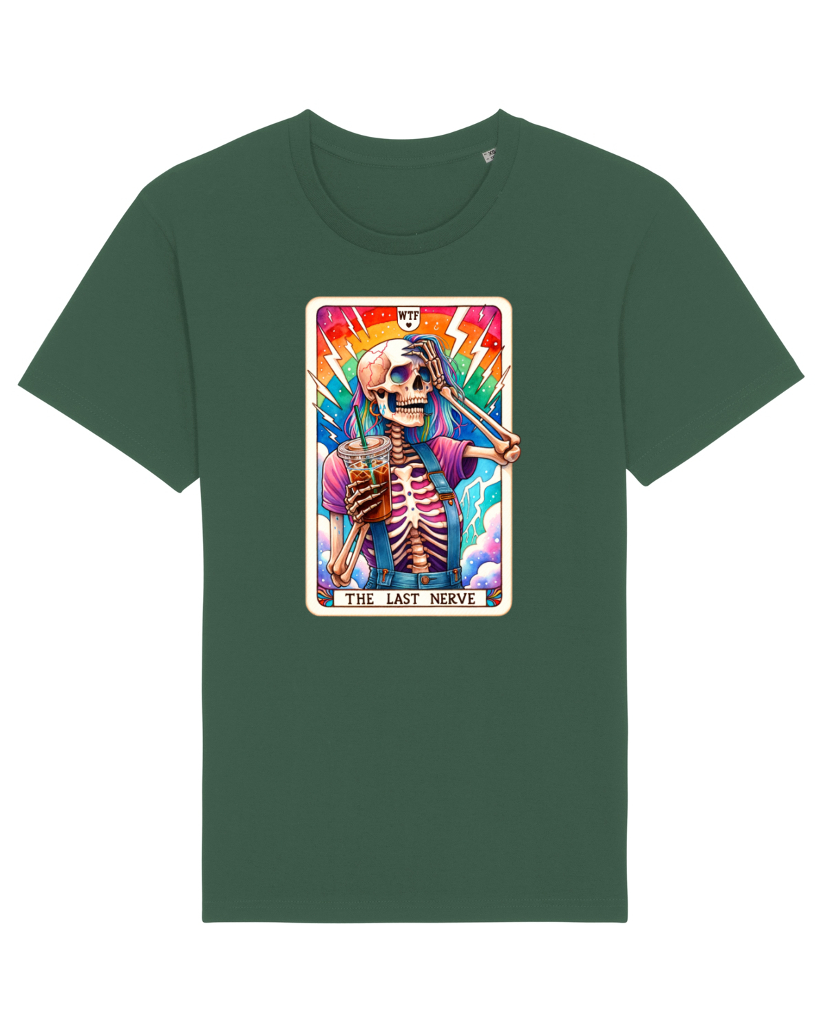 Tricou mânecă scurtă Unisex Rocker Bottle Green