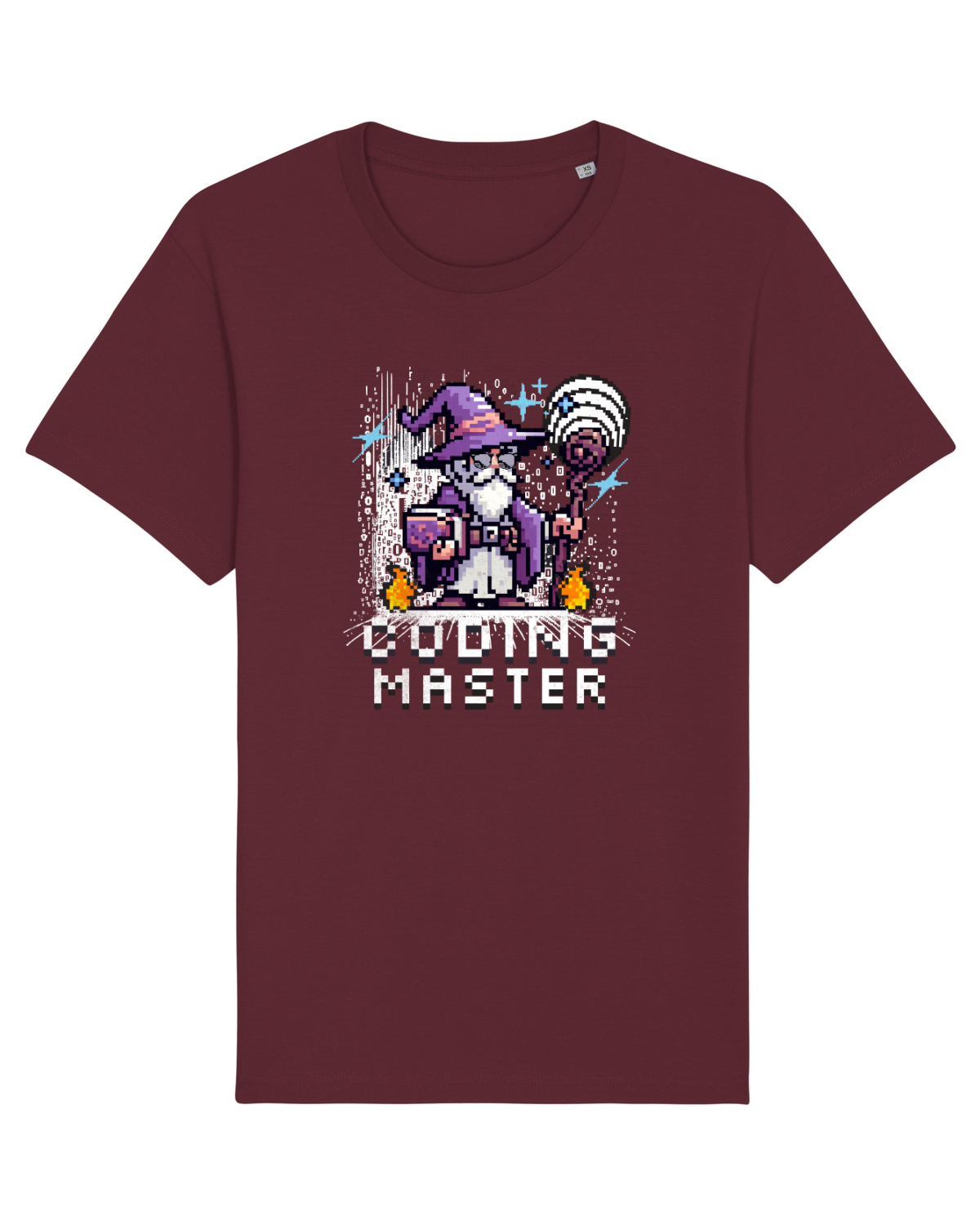 Tricou mânecă scurtă Unisex Rocker Burgundy