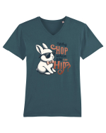 Why Hop Tricou mânecă scurtă guler V Bărbat Presenter