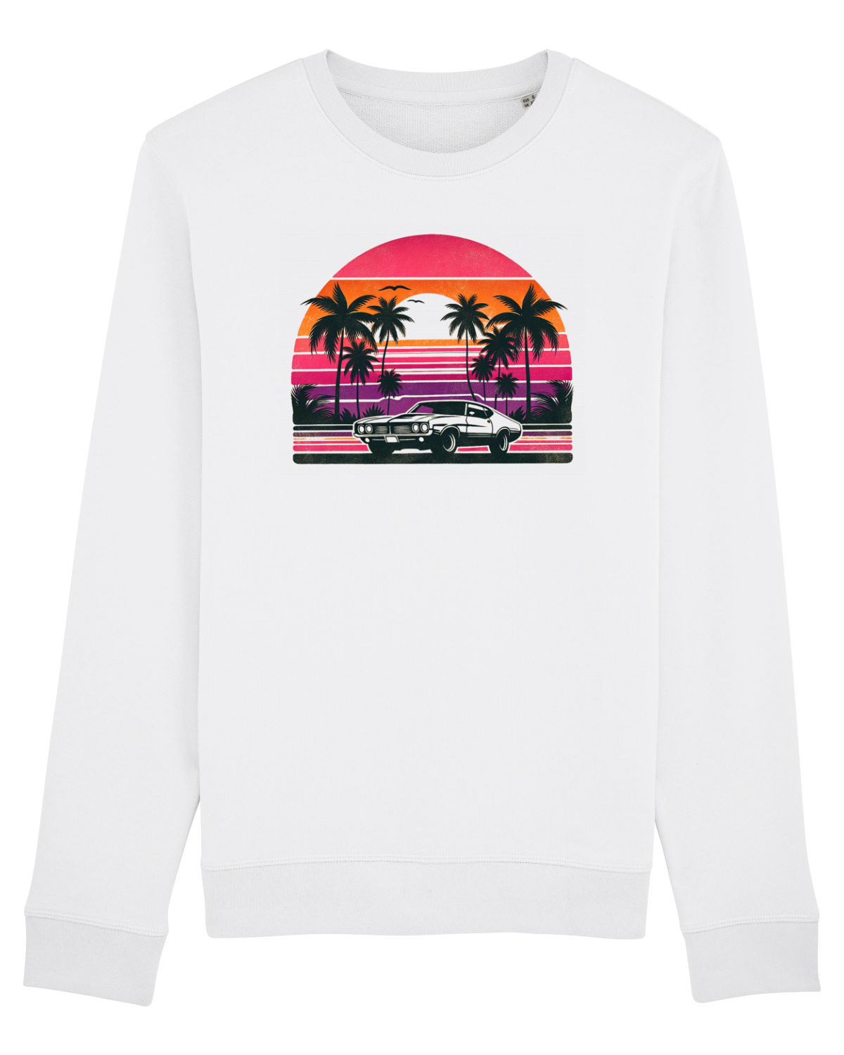 Bluză mânecă lungă Unisex Rise White