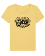 Choose Joy Tricou mânecă scurtă guler larg fitted Damă Expresser