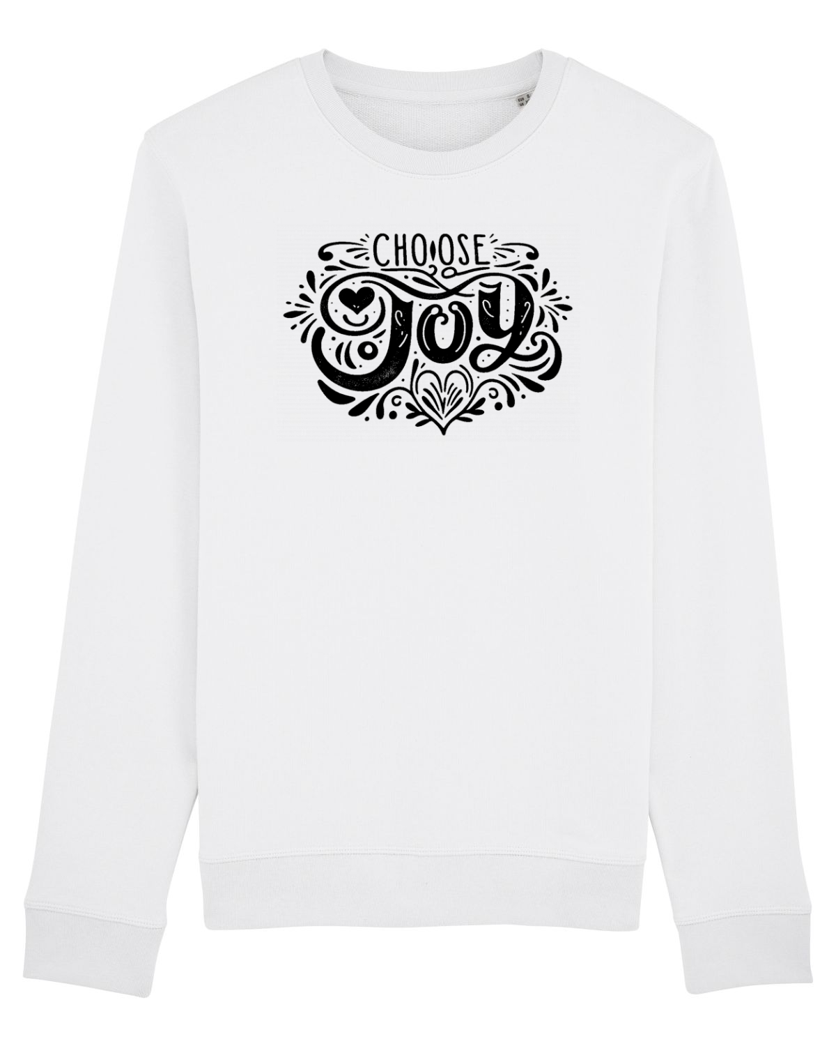 Bluză mânecă lungă Unisex Rise White