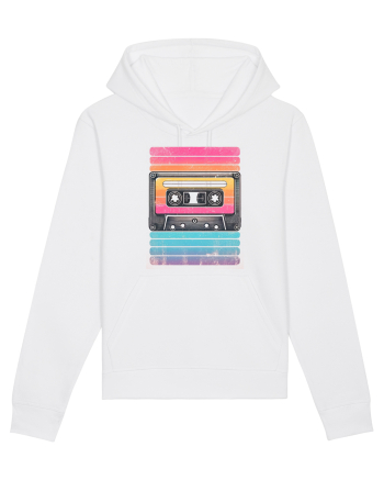 Vintage summer music tape White