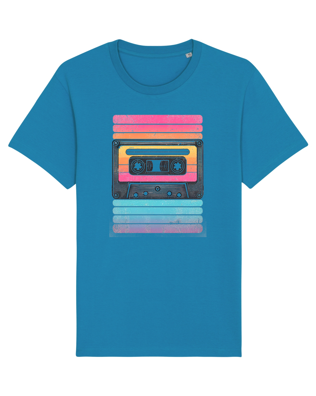 Tricou mânecă scurtă Unisex Rocker Azur