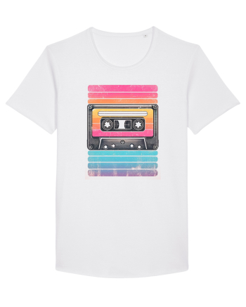 Vintage summer music tape White