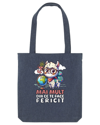 Llama motivational - Fa mai mult din ce te face fericit Midnight Blue