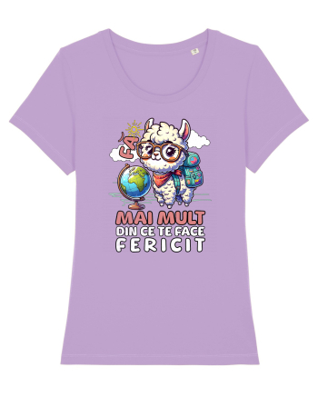 Llama motivational - Fa mai mult din ce te face fericit Lavender Dawn