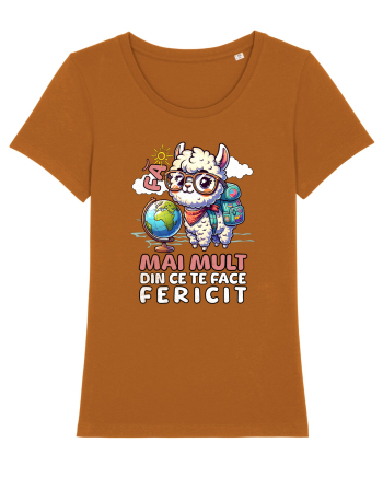 Llama motivational - Fa mai mult din ce te face fericit Roasted Orange