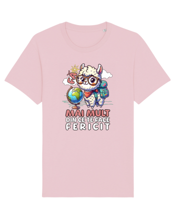 Llama motivational - Fa mai mult din ce te face fericit Cotton Pink
