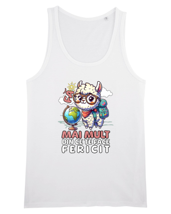 Llama motivational - Fa mai mult din ce te face fericit White