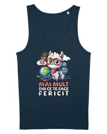 Llama motivational - Fa mai mult din ce te face fericit Navy