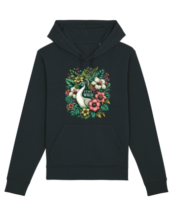 Paun - flori exotice - stay wild Black