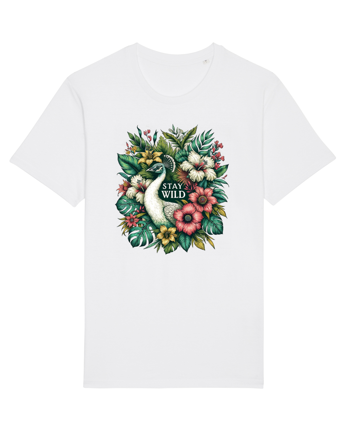 Tricou mânecă scurtă Unisex Rocker White
