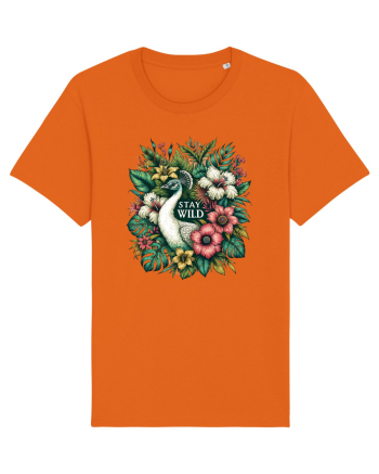 Paun - flori exotice - stay wild Bright Orange