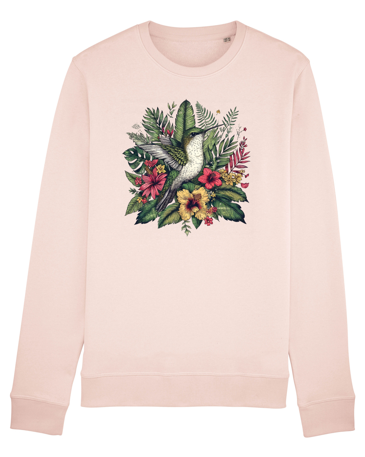 Bluză mânecă lungă Unisex Rise Candy Pink