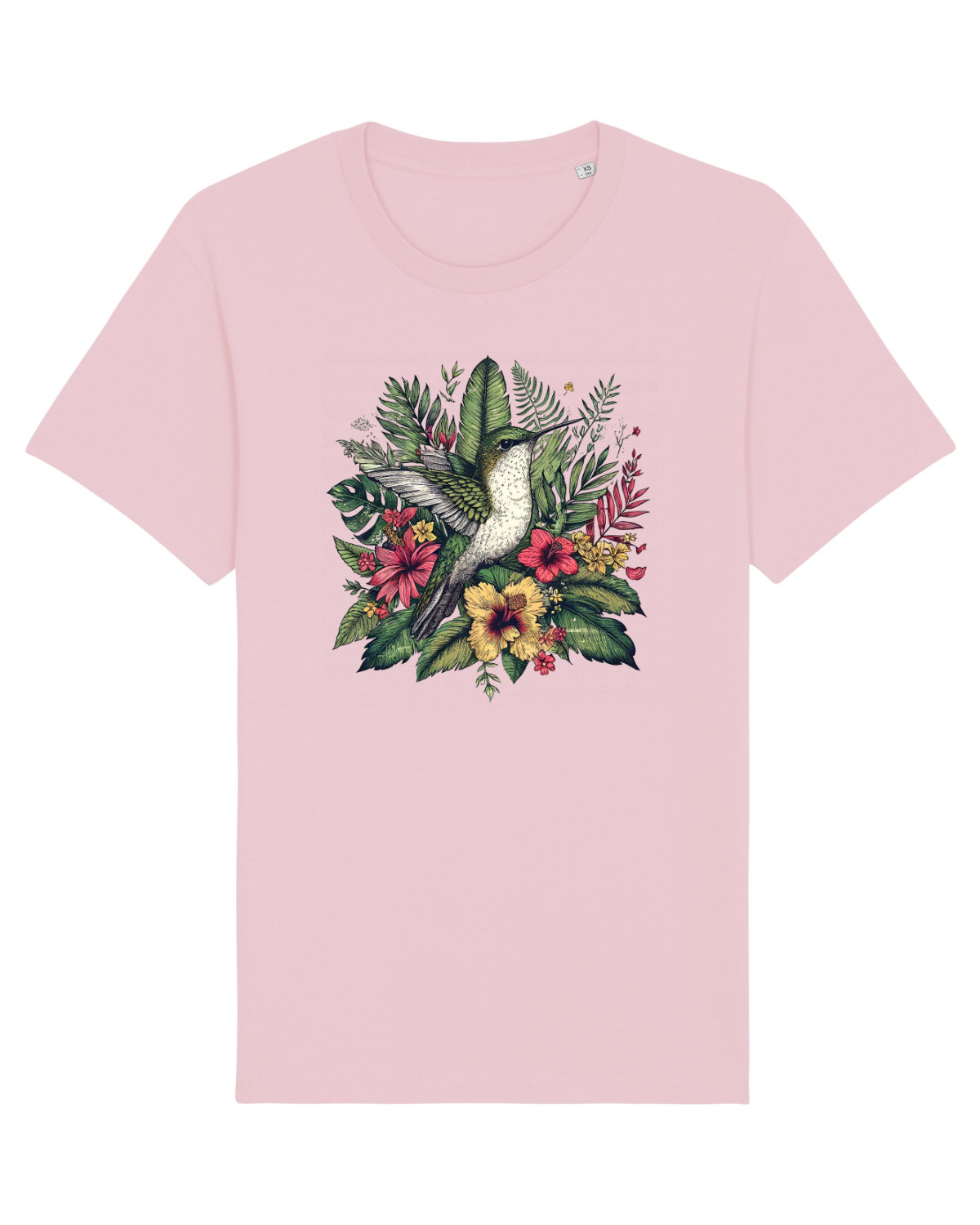 Tricou mânecă scurtă Unisex Rocker Cotton Pink
