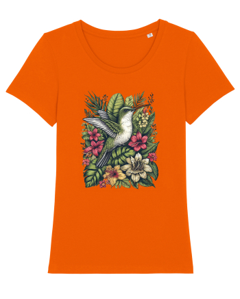 Colibri - flori exotice - 3 Bright Orange