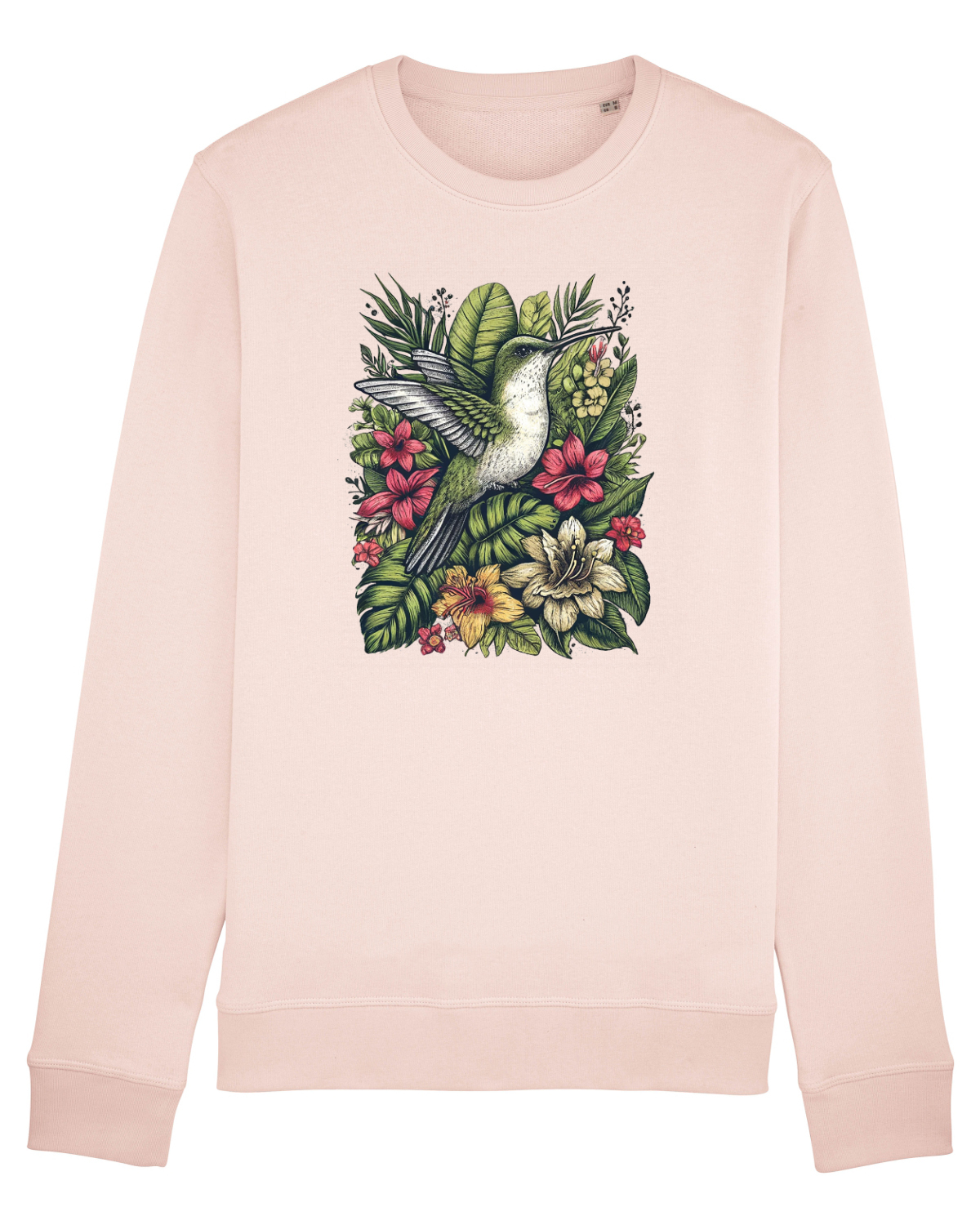 Bluză mânecă lungă Unisex Rise Candy Pink