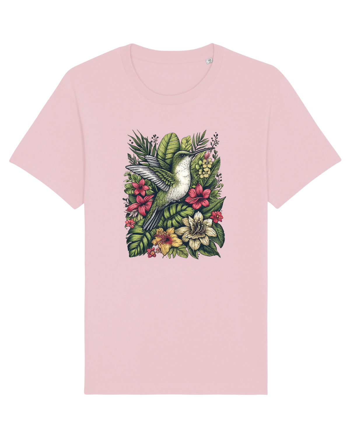 Tricou mânecă scurtă Unisex Rocker Cotton Pink