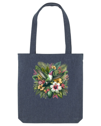 Colibri - flori exotice - 2 Midnight Blue