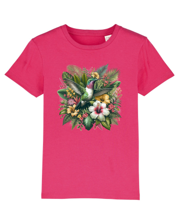 Colibri - flori exotice - 2 Raspberry
