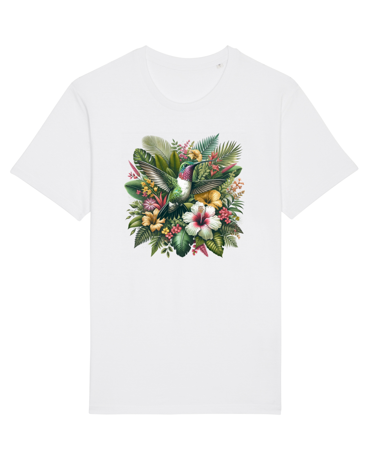 Tricou mânecă scurtă Unisex Rocker White