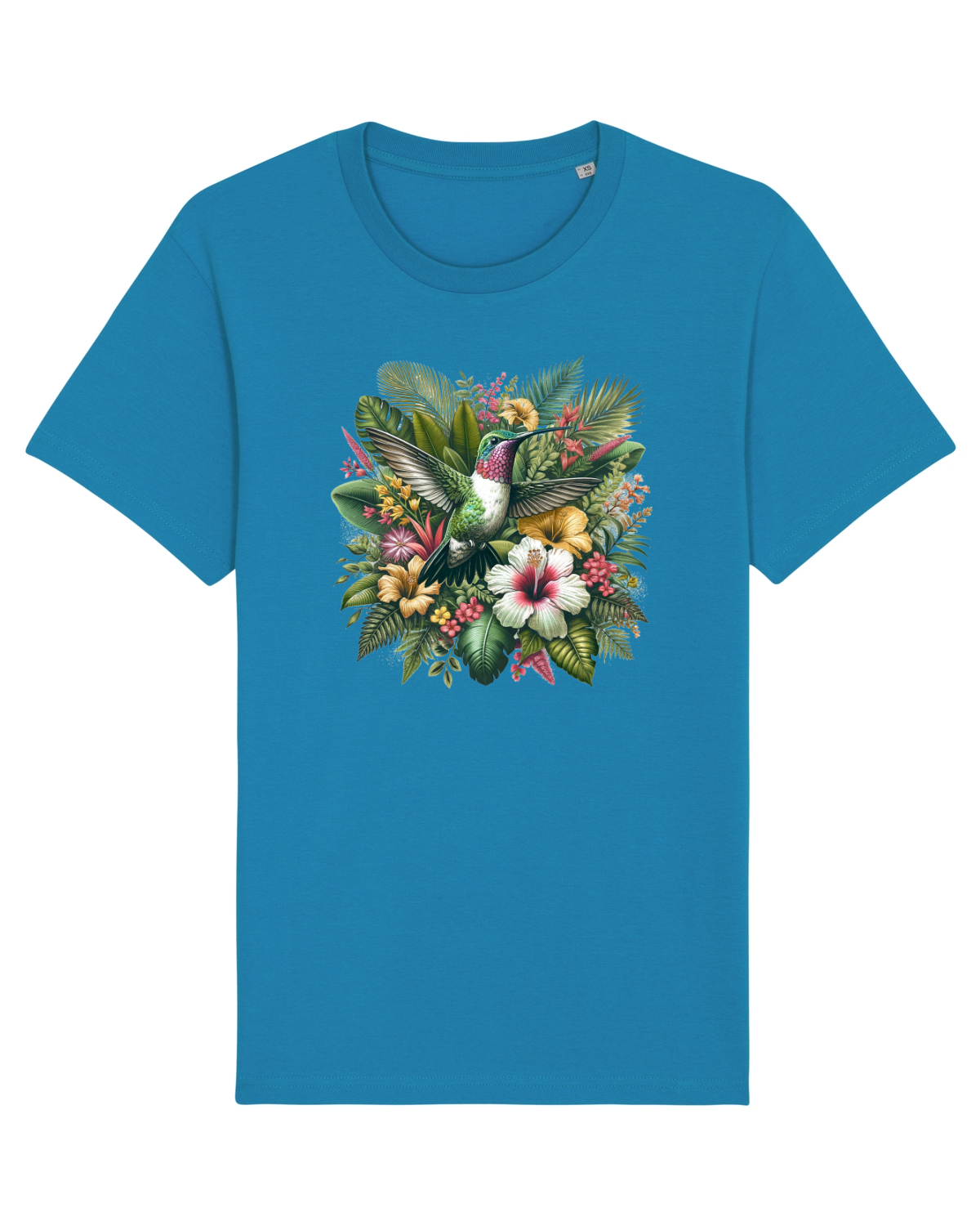Tricou mânecă scurtă Unisex Rocker Azur