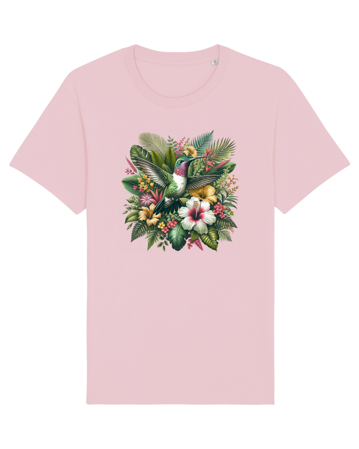 Tricou mânecă scurtă Unisex Rocker Cotton Pink