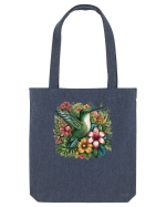 Colibri - flori exotice - 1 Sacoșă textilă